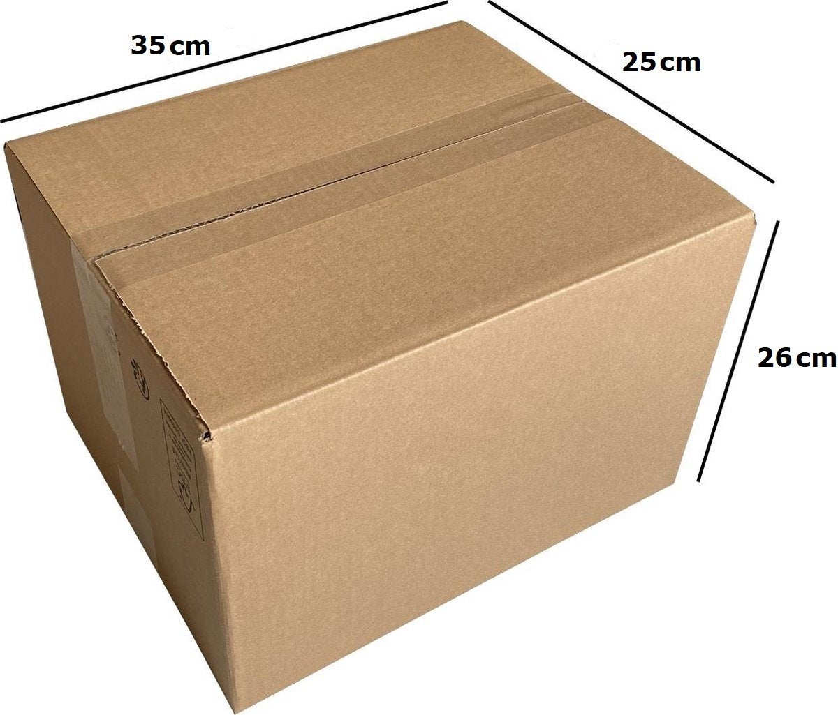 Boîtes d'expédition - 35x25x26cm - 20 pièces