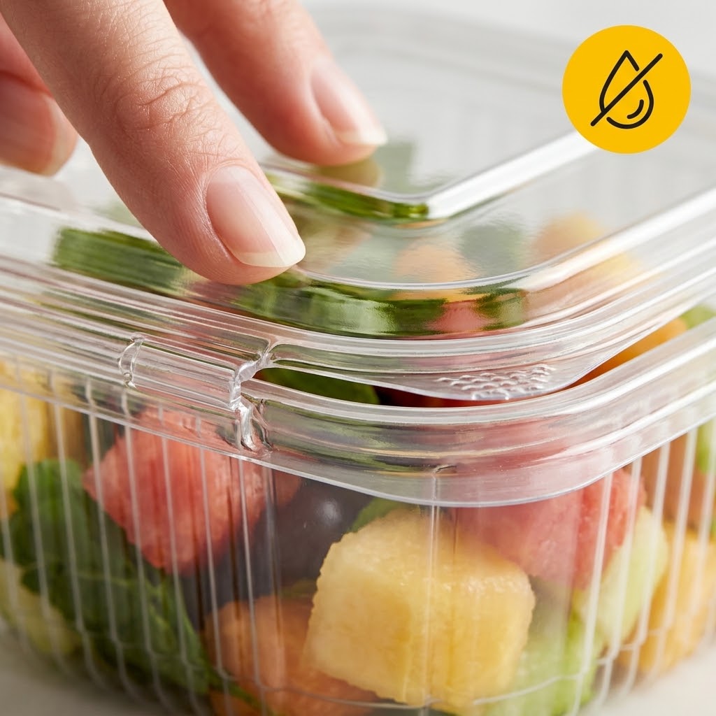 Saladebakjes 250ml Transparant – 100 Stuks met vaste Deksel | Sausbakjes