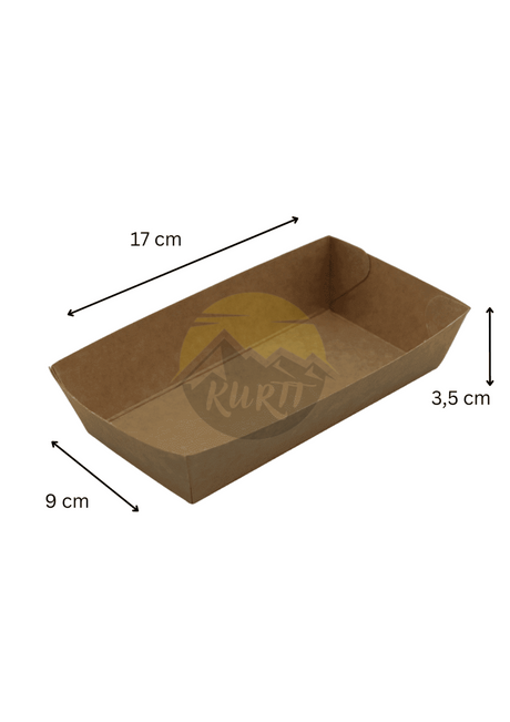 Snackbakjes, Frietbakjes, Kraftpapier A13