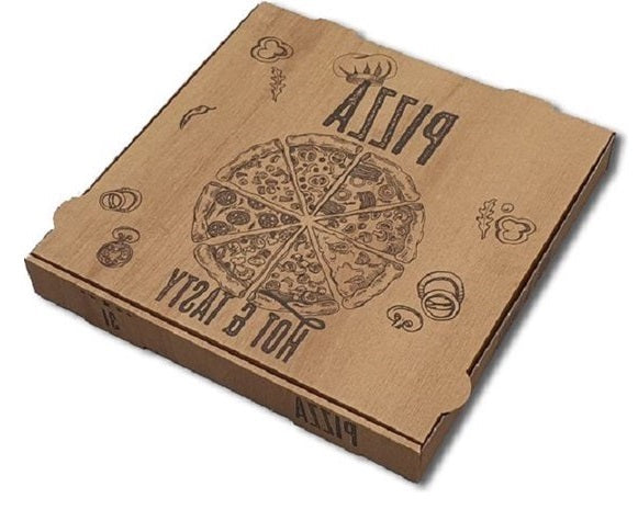 Pizza cardboard White 30x30x4 cm - 100 pieces