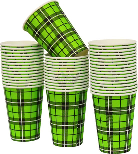 Koffiebekers Groen 180ml 7,5 oz - 2500 stuks