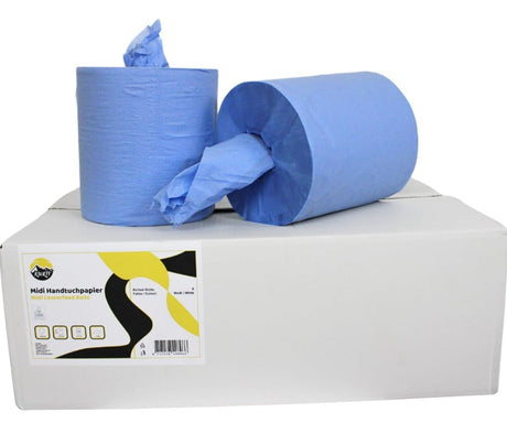 Poetsrol 1-laags zonder koker 300m - 6 rollen