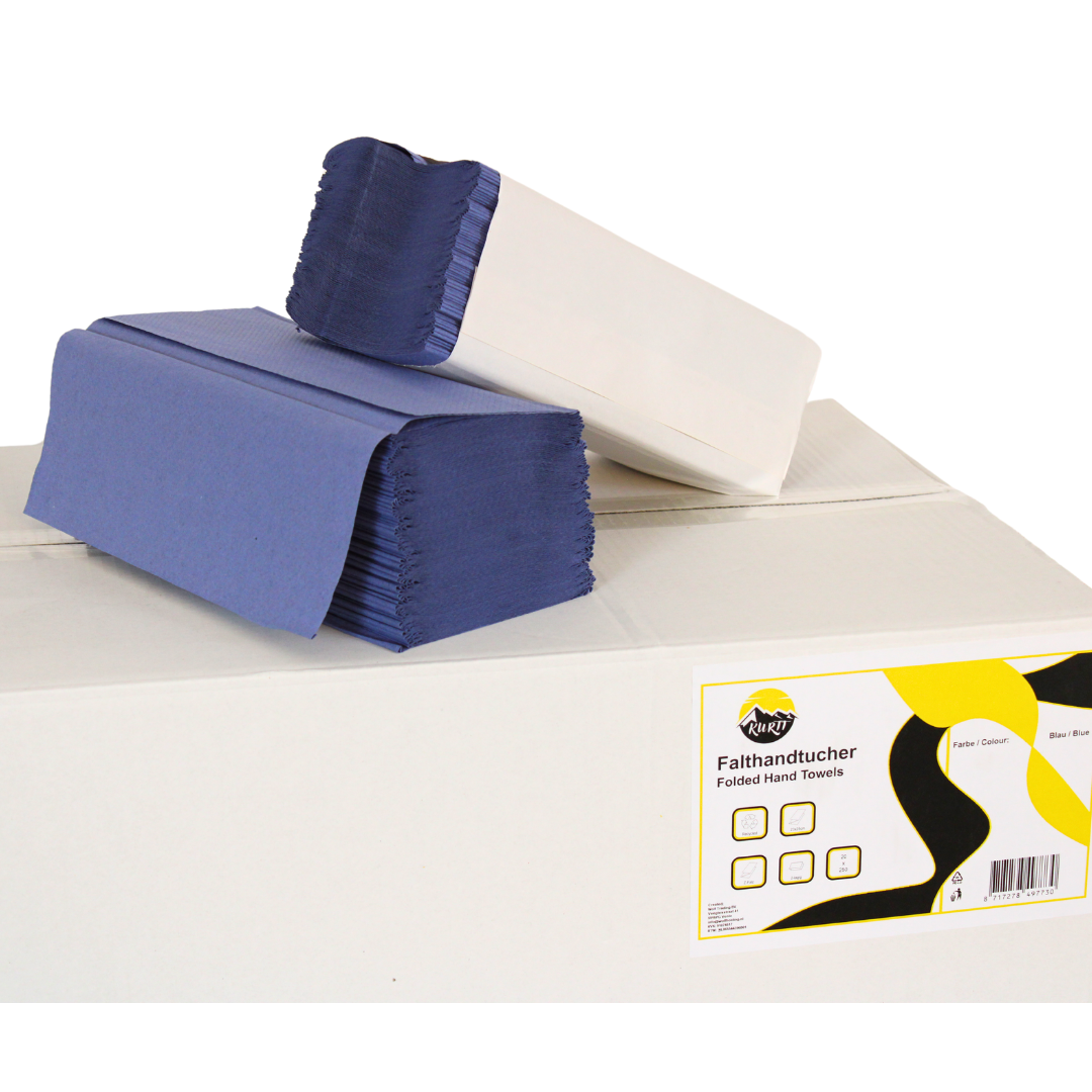 Papieren handdoekjes 2-laags, Z vouw papieren handdoekjes 2 laags