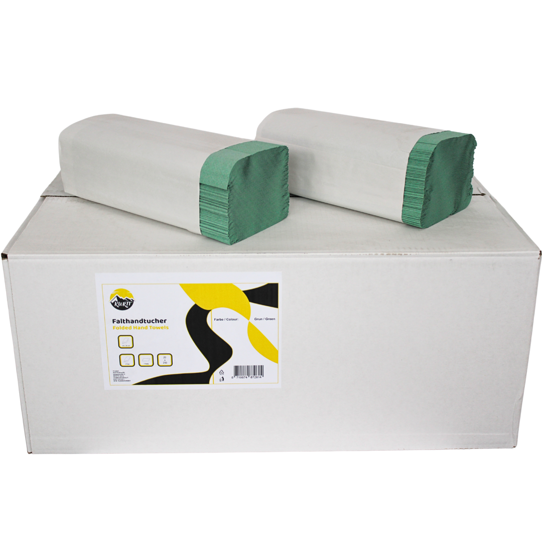 Papieren handdoekjes 2-laags, Z vouw papieren handdoekjes 2 laags