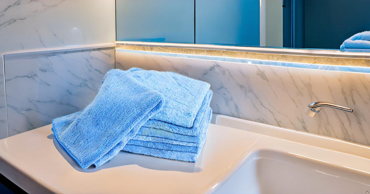 Microfiber cloths - polishing cloths 40 x 40 cm - 80 pieces