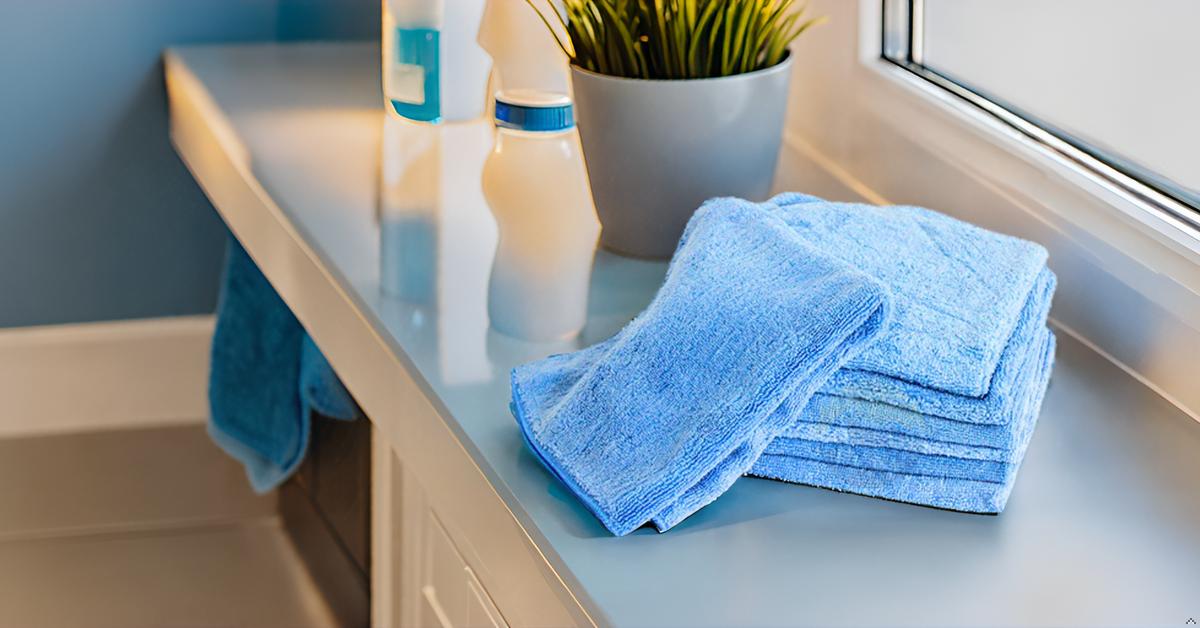 Microfiber cloths - polishing cloths 40 x 40 cm - 80 pieces