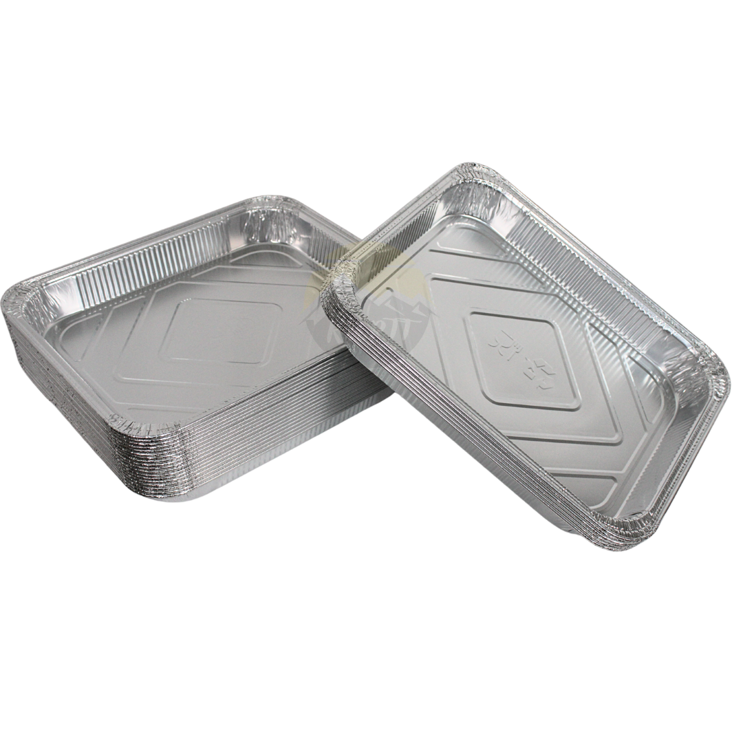 Menuschaal aluminium 4850ml - 25 stuks