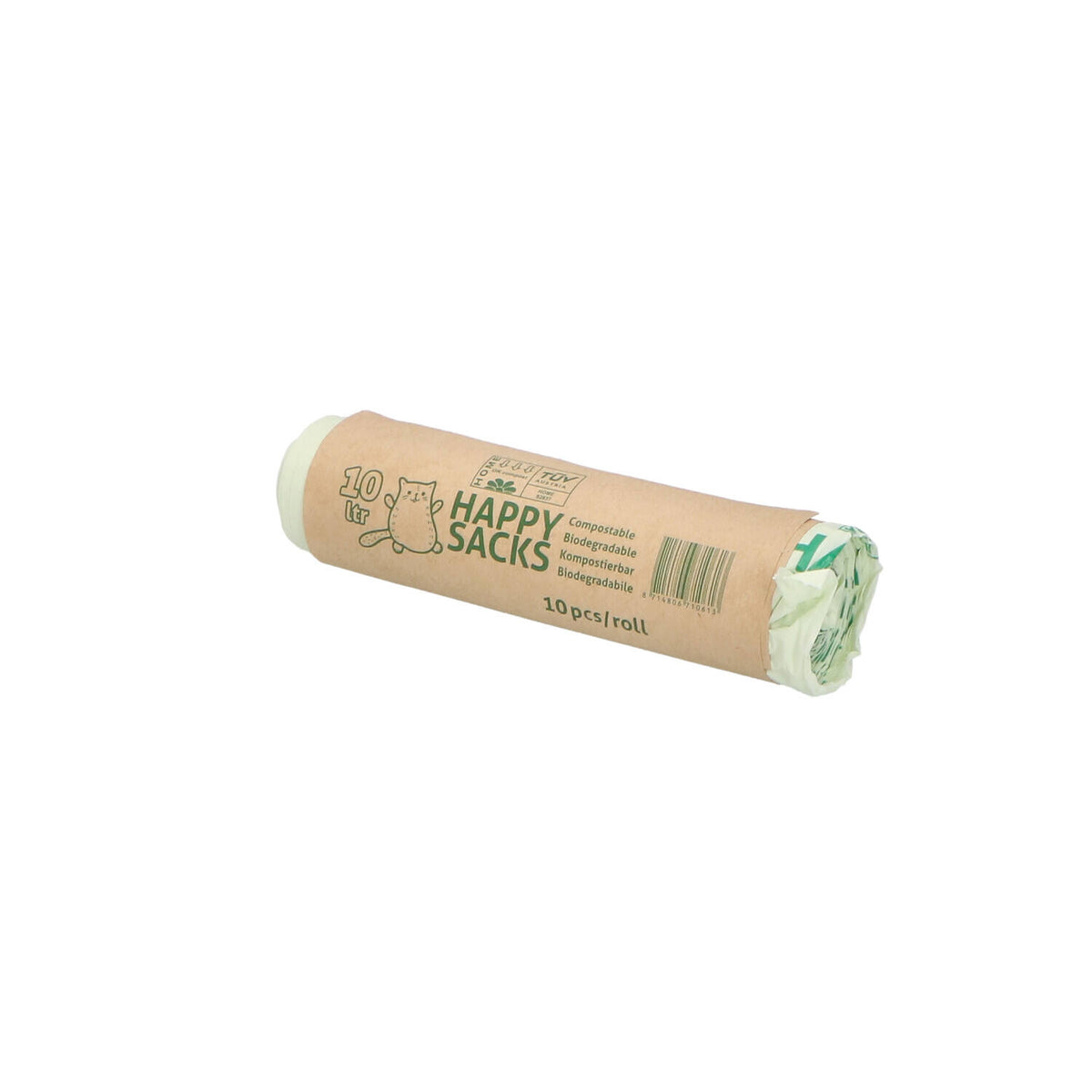 Biozakken 10 liter, 43 x 44 cm, doos 40 rollen à 10 stuks - 400 zakken