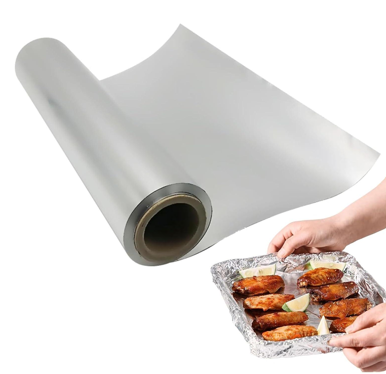 Aluminiumfolie 45 cm (14 micron) + cutterbox, extra sterk 1.6kg per rol folie