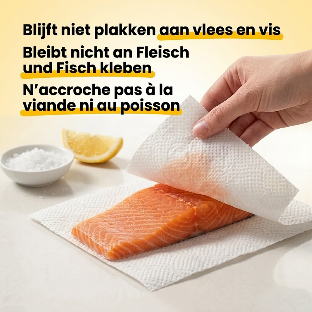 Keukenrollen 3-Laags 32, 64 of 96 Rollen – 50 Vellen per Rol – Keukenpapier Voordeelverpakking