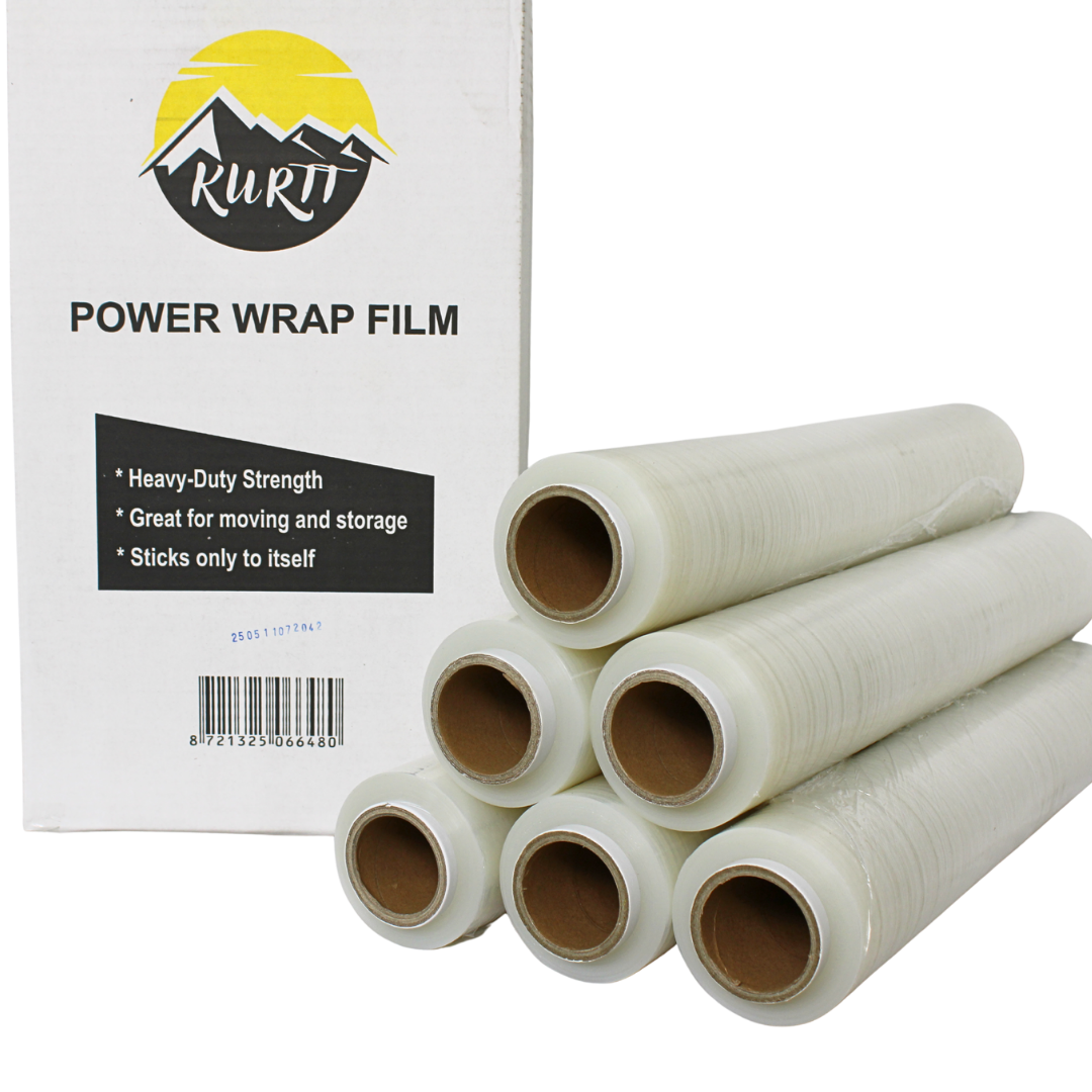 KURTT - Krimpfolie - Wikkelfolie 23 micron, 50 cm x 300 meter - eenzijdig Klevend