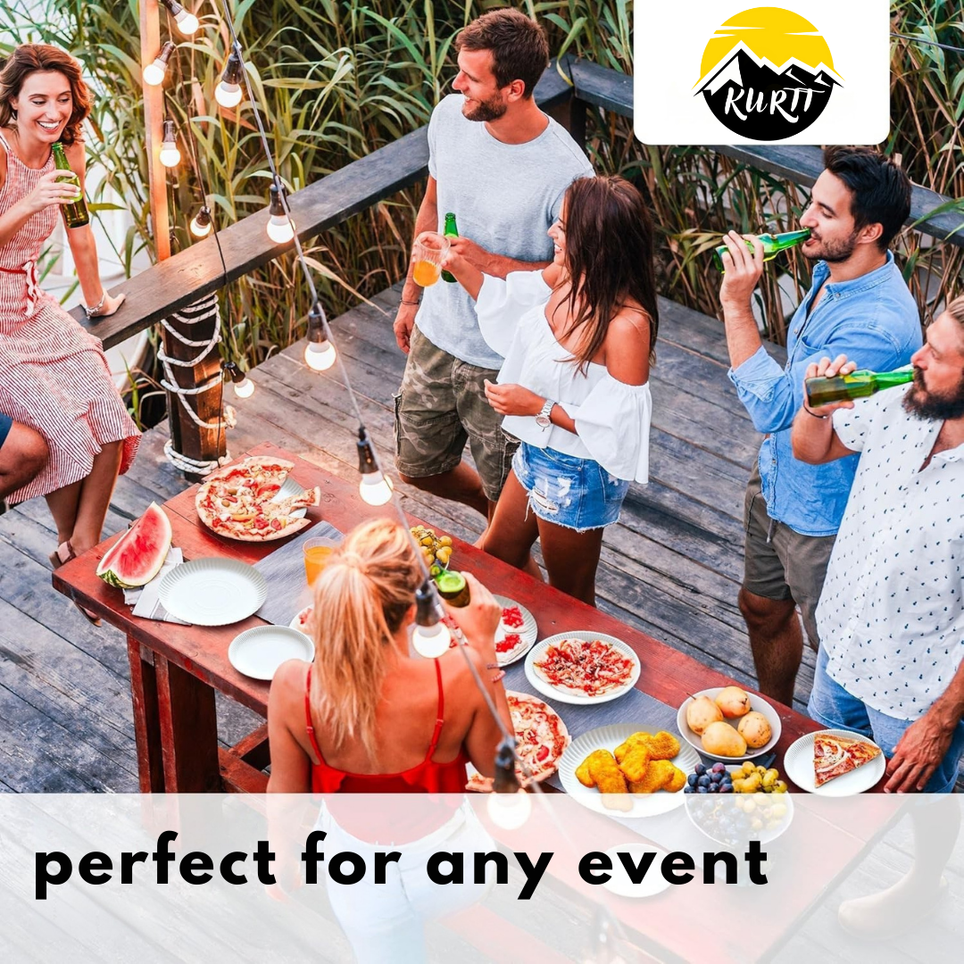 100x stevige Kartonnen borden Ø 26cm - wegwerp borden - gebaksbordjes Sterk, Horeca kwaliteit - Ideaal voor restaurants, catering & events