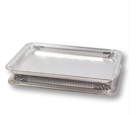 25x plats de menu en aluminium 4850ml extra forts - plats à four incassables - plats traiteur
