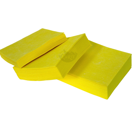 200 pieces Dishcloths 38x40cm Yellow Dishcloths