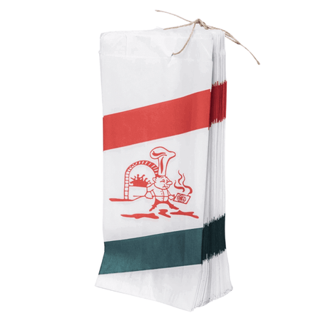 Paper bags Italian flag - 100 pieces