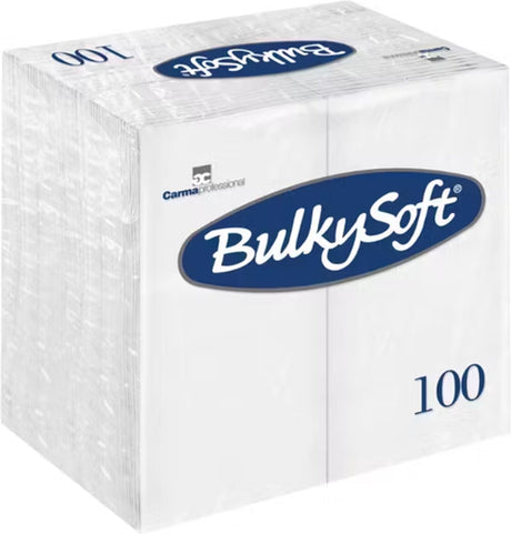 Serviettes Bulkysoft Bordeaux Red 1/8 fois - 100 pièces