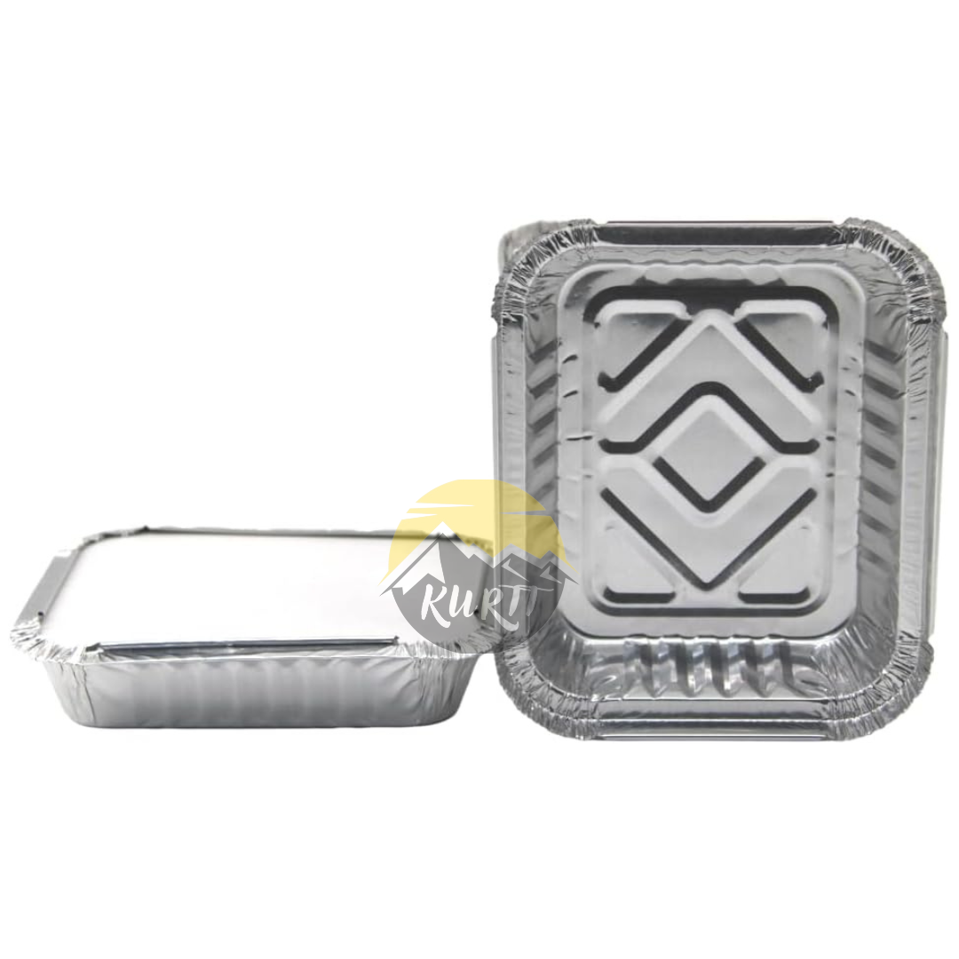 Aluminum container 250 L with lids - 50 pieces