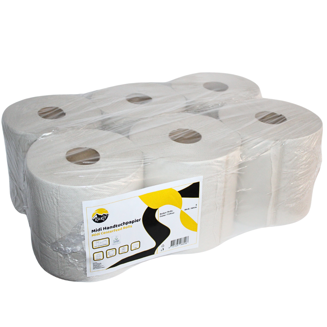 Nettoyage des rouleaux Midirollen recyclé 1 -laags - 6 pièces