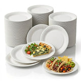 Kartonnen Borden 20cm – 100 Stuks Wegwerp Snackbord Wit