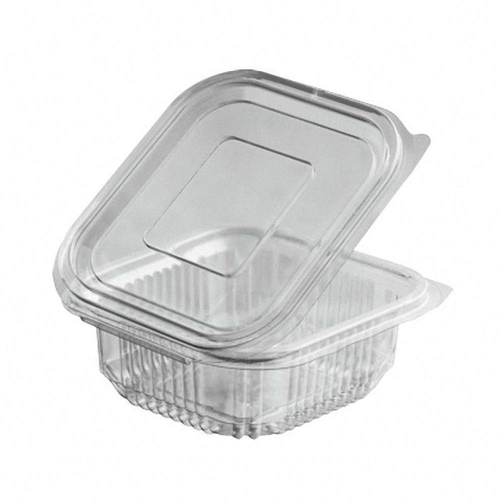 Saladebakjes 250ml Transparant – 100 Stuks met vaste Deksel | Sausbakjes