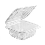 Saladebakjes 250ml Transparant – 100 Stuks met vaste Deksel | Sausbakjes