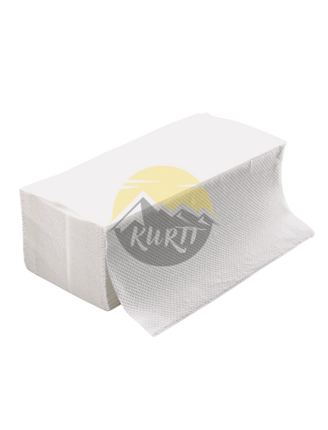 Paper towels white 2-ply 25 x 23 cm V-fold - 4,000 sheets