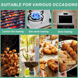 Lot de 10 plats de service en aluminium (43 cm) incassables - vaisselle de haute qualité - plats en aluminium - plats plats - barbecue - vaisselle traiteur