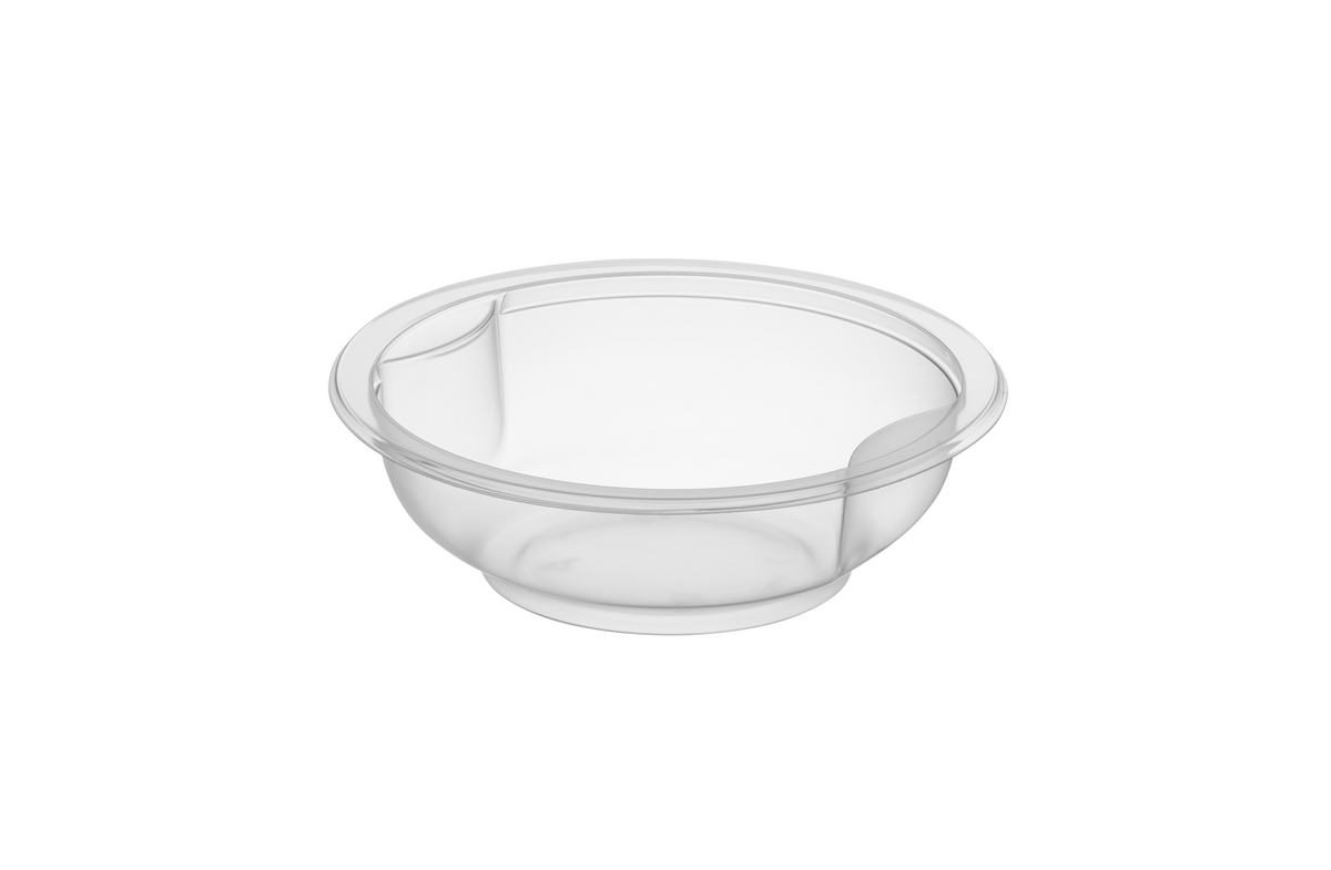 Ronde PP Soepkom / Bowl Transparant Ø 149 mm, sealbaar – 350 of 500 ml – per 50, 100 of 450 stuks