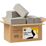 Papieren Handdoekjes Z-vouw 2-Laags - 5000 Stuks Naturel