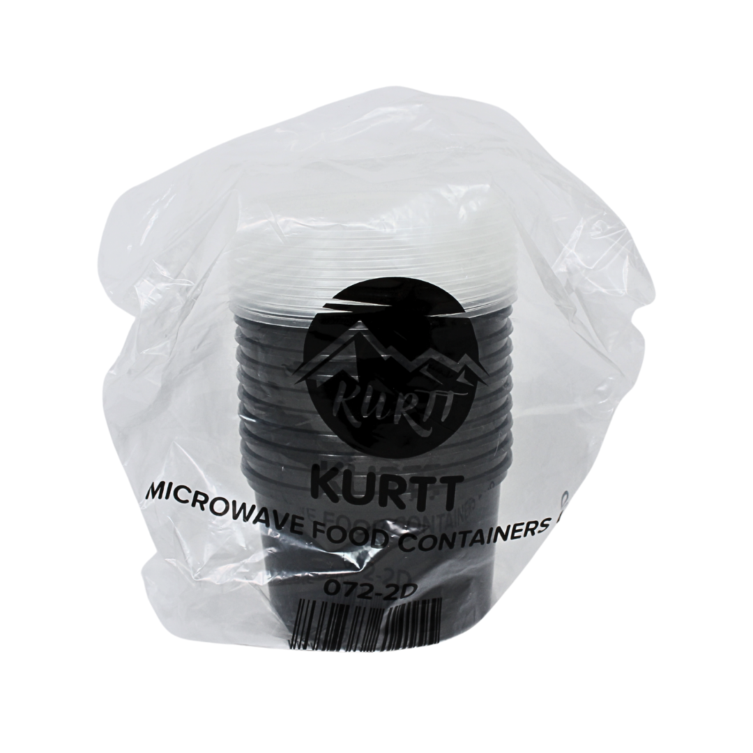 Reusable Black Round 500cc - 100 pieces