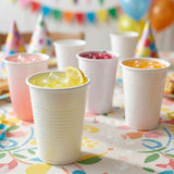 Wegwerpbekers Wit 1000 Stuks - 200ml Plastic Drinkbekers