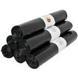 LDPE Afvalzakken 60 x 80 cm Grijs (60L) – Type 50 (op rol) - 400 stuks