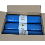 LDPE Afvalzakken 70 x 110 cm (120L) – Blauw – Type 60 (op rol) - 200 stuks