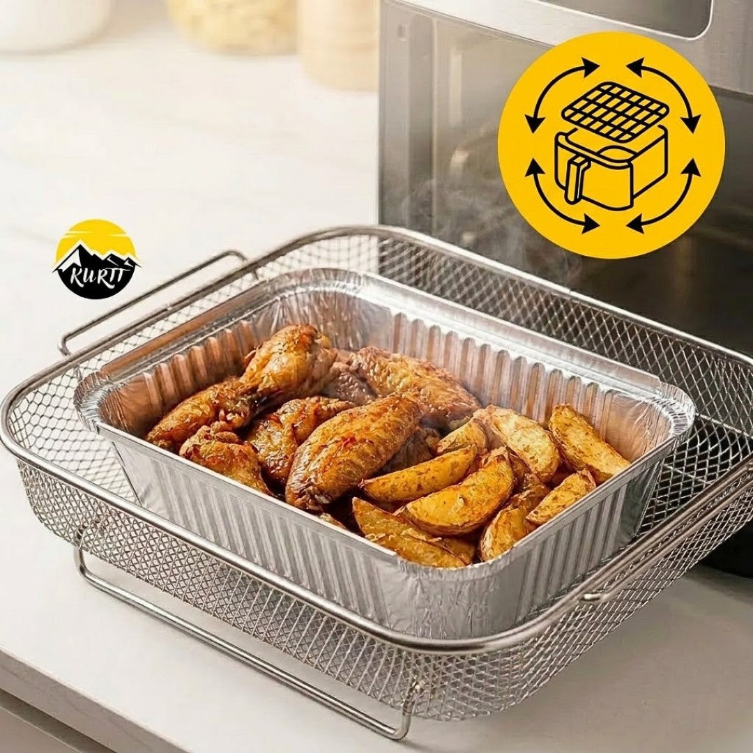 Aluminium bakjes met deksel 100 stuks - (911L) Ovenschalen airfryer