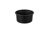 Ronde PP Sealbakjes Zwart Ø 115 mm – 350 of 500 ml – per 50, 100 of 500 stuks