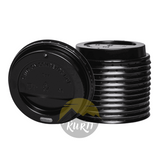 Lids for coffee cups 80mm Ø black - 1000 pieces