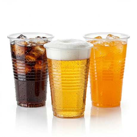 Wegwerpbekers Transparant 1000 Stuks - 200ml Plastic Drinkbekers