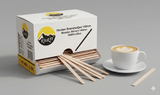 Houten Roerstaafjes Kurtt – Dispenser met 1000 Stuks voor Koffie & Thee