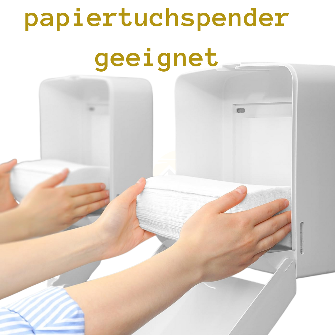10.000 vellen, Papieren handdoeken groen 1-laags 25 x 23 cm