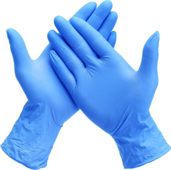 Nitril Wegwerphandschoenen Blauw