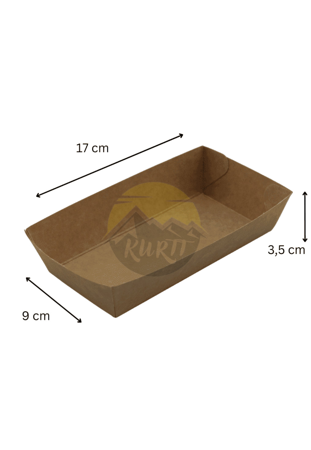 Snack boxes A13 Kraft paper - 500 pieces