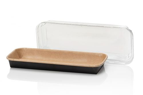 Kraft Sushi Tray 221x91mm - 200 pièces