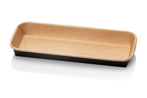 Kraft Sushi tray 221x91mm - 200 stuks