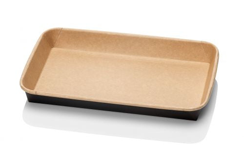 Kraft Sushi tray 221x138mm - 200 stuks