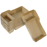 Snackbakjes, Frietbakjes, Kraftpapier