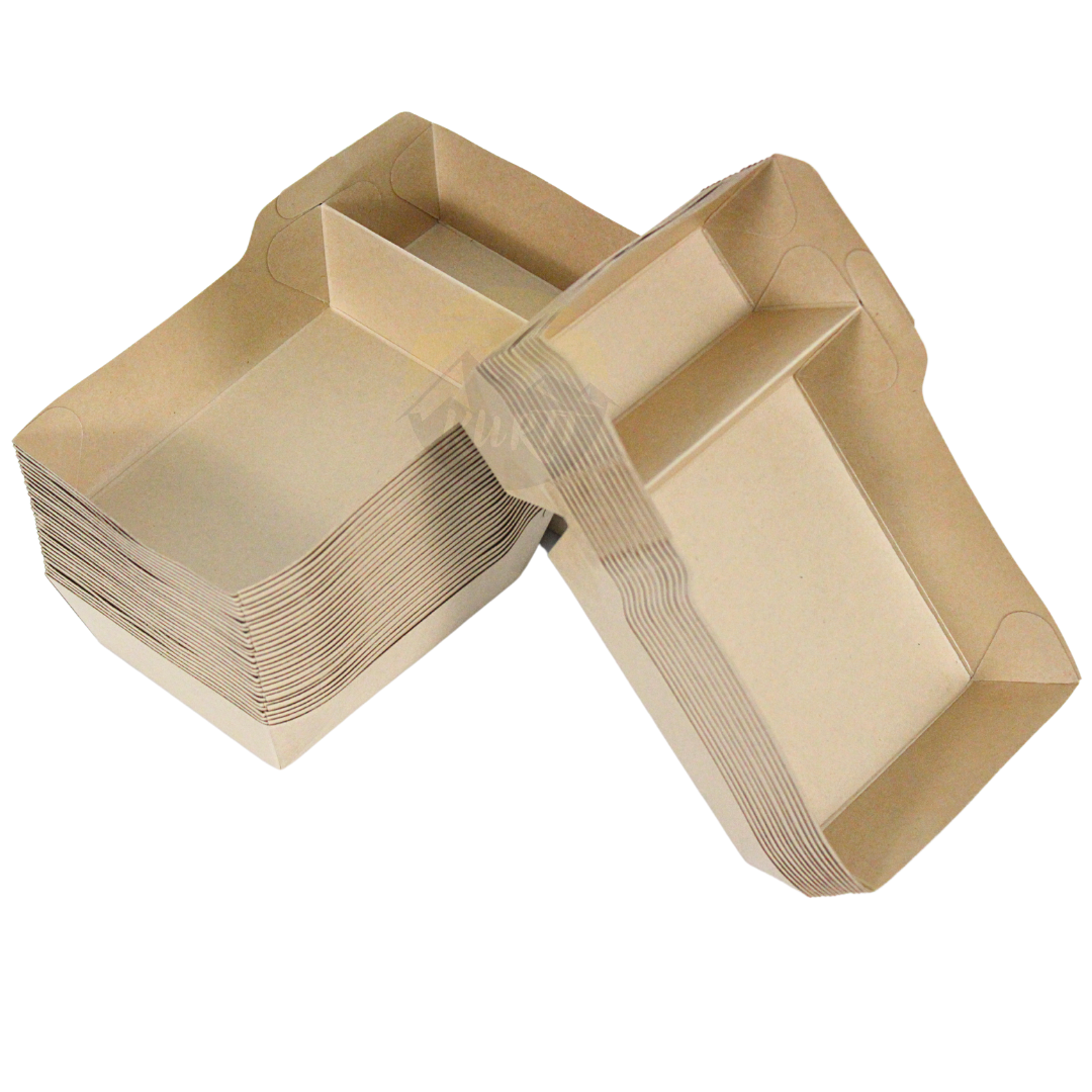 Snack boxes A23 Kraft paper - 500 pieces