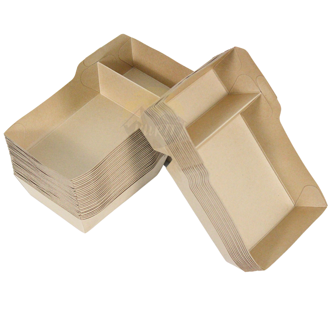 Snackbakjes, Frietbakjes, Kraftpapier