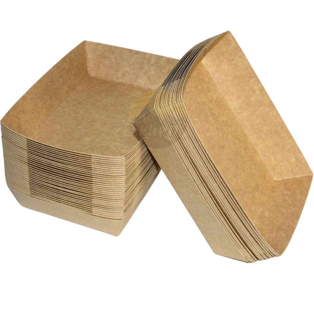 Snackbakjes, Frietbakjes, Kraftpapier
