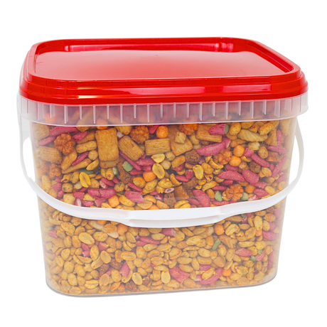 Notenmix, Cocktailsnacks, Gezouten pinda’s en rijstzoutjes - 5 KG