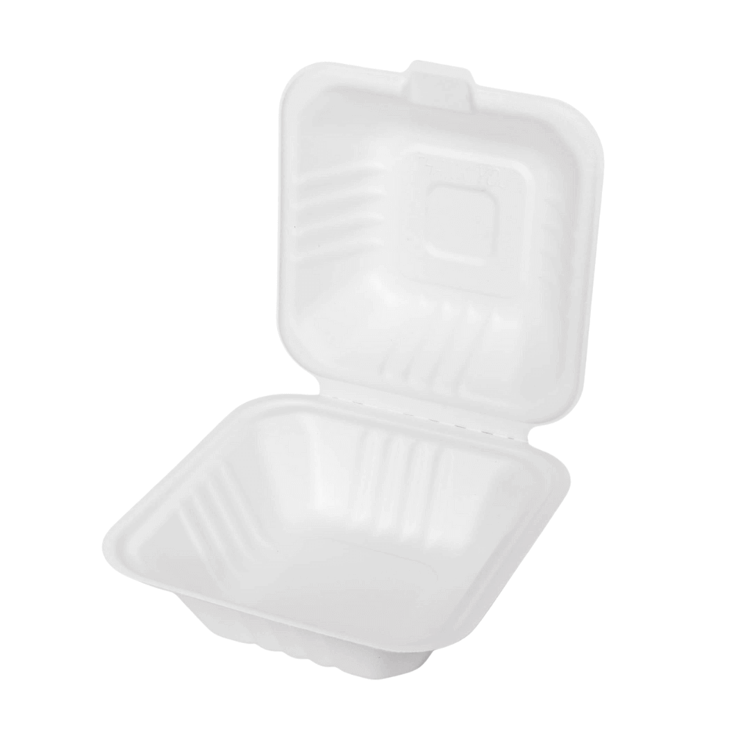 Sugarcane hamburger box HP6 - 500 pieces